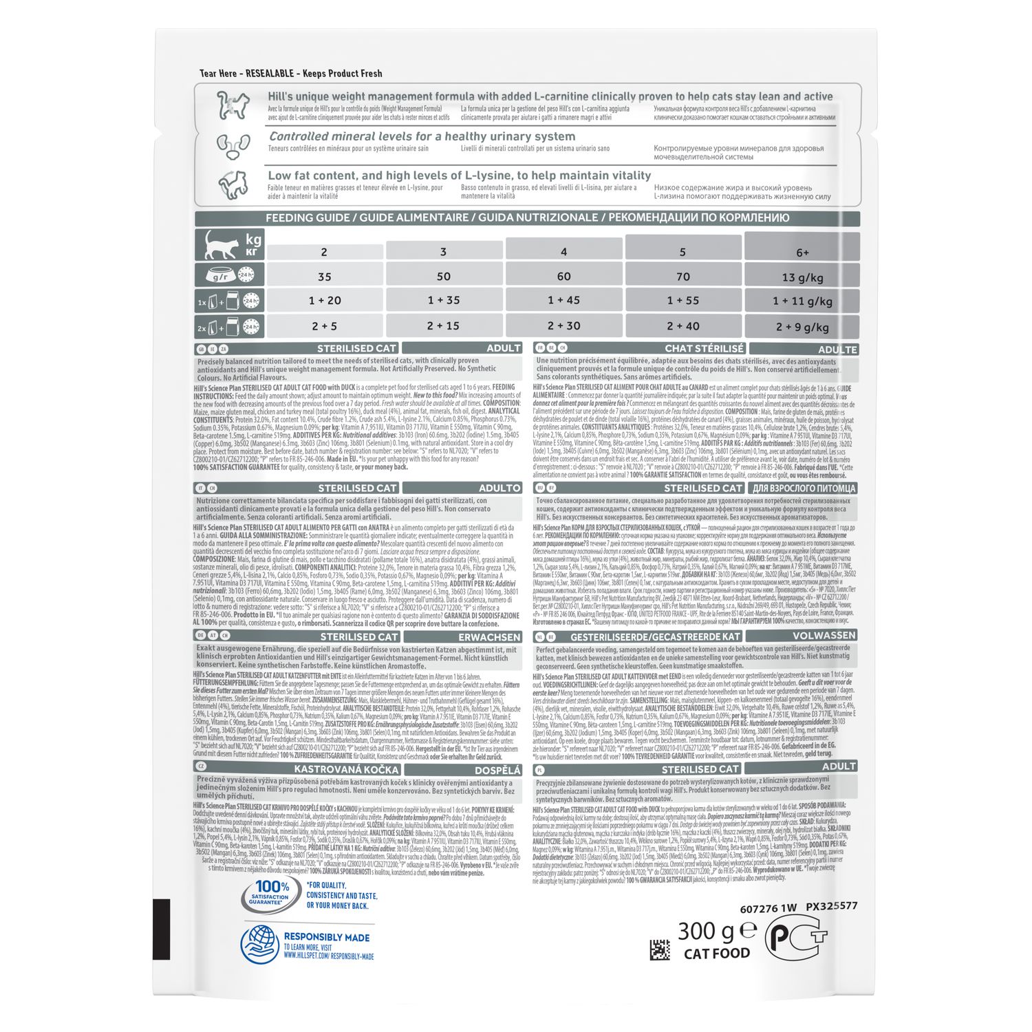 Hill`s Young Adult Sterilised Duck