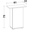 Juwel Akvariebord Sbx Rekord 60/70 61x31x73cm