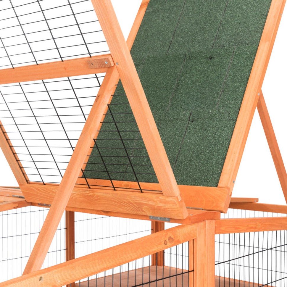 Kanininnhegning utendørs XL med tak (lokk) – til kanin og marsvin