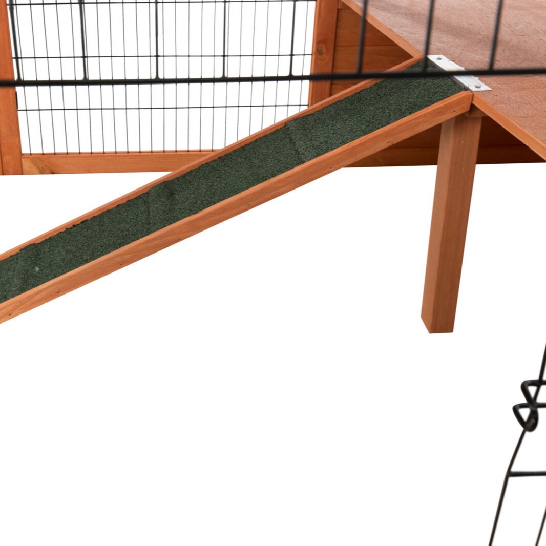 Kanininnhegning utendørs XL med tak (lokk) – til kanin og marsvin