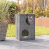 Kattehule 2 etasjer firkantet polyrattan Amalia-Trixie Kattehule 2 etasjer firkantet polyrattan Amalia-Trixie