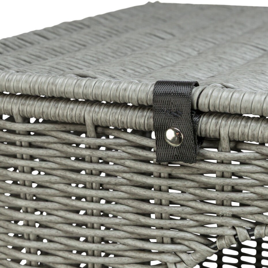 Kattehule 2 etasjer firkantet polyrattan Amalia-Trixie
