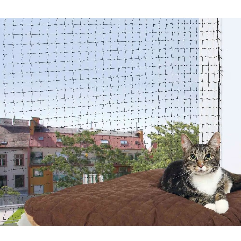 Kattenett til balkong og terrasse – Svart