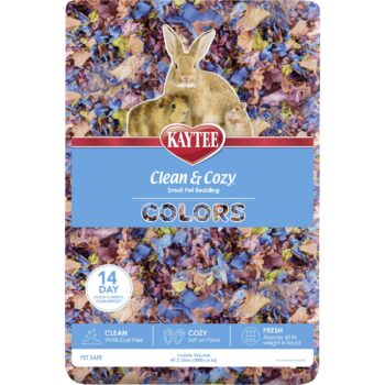 Kaytee Papirstrø til smådyr – Clean & Cozy Colors Kaleidoscope