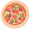 Knitrende Plysh Pizza ø 26cm Knitrende Plysh Pizza ø 26cm