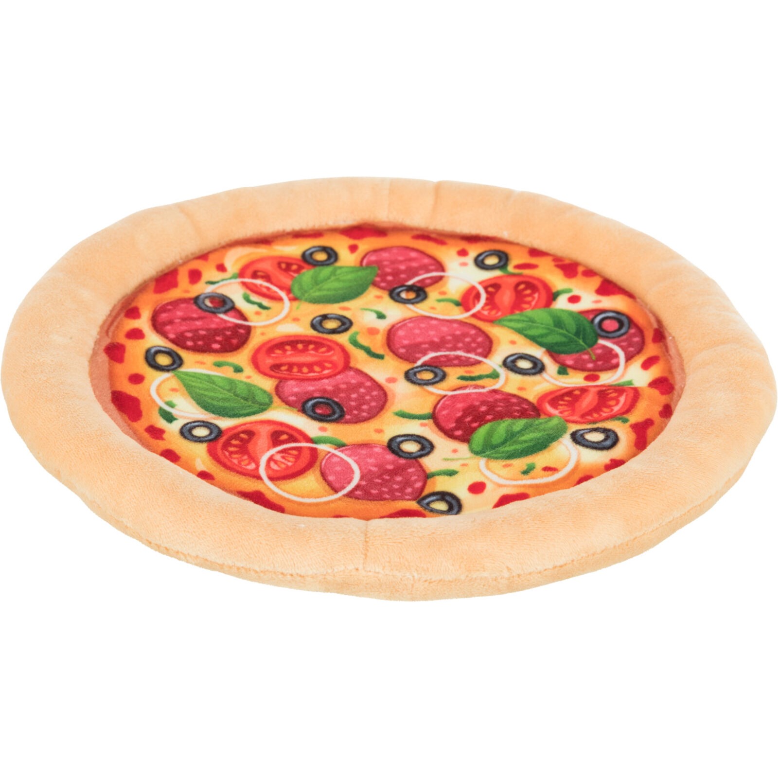 Knitrende Plysh Pizza ø 26cm Knitrende Plysh Pizza ø 26cm