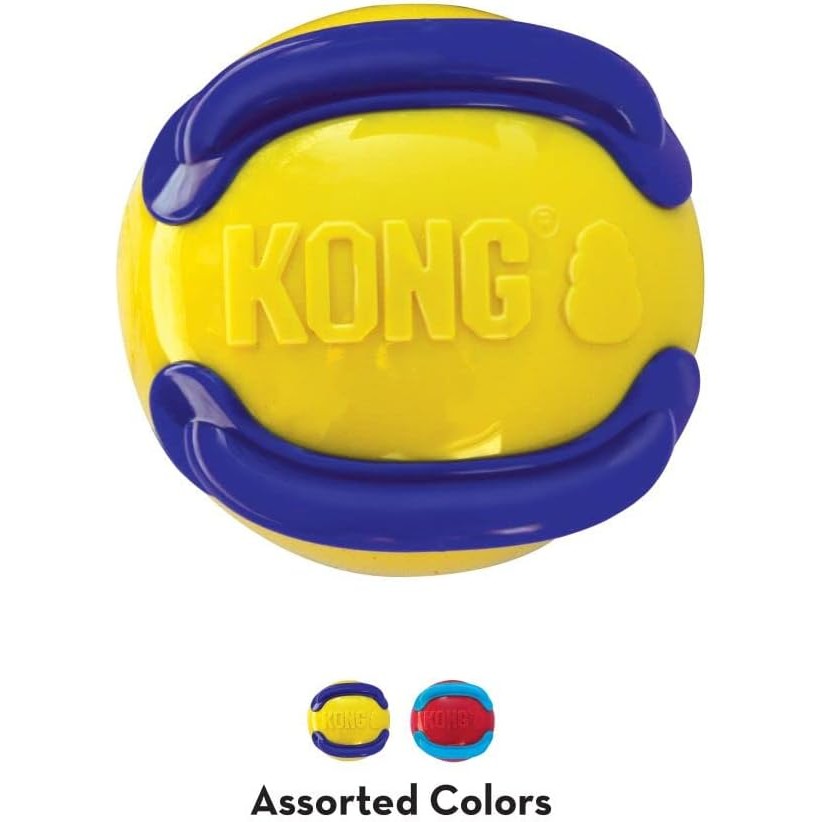 Kong Jaxx Brights belønnings ball med lyd