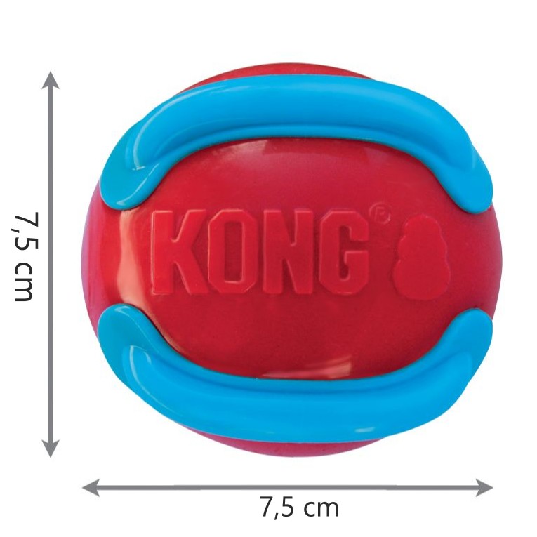 Kong Jaxx Brights belønnings ball med lyd