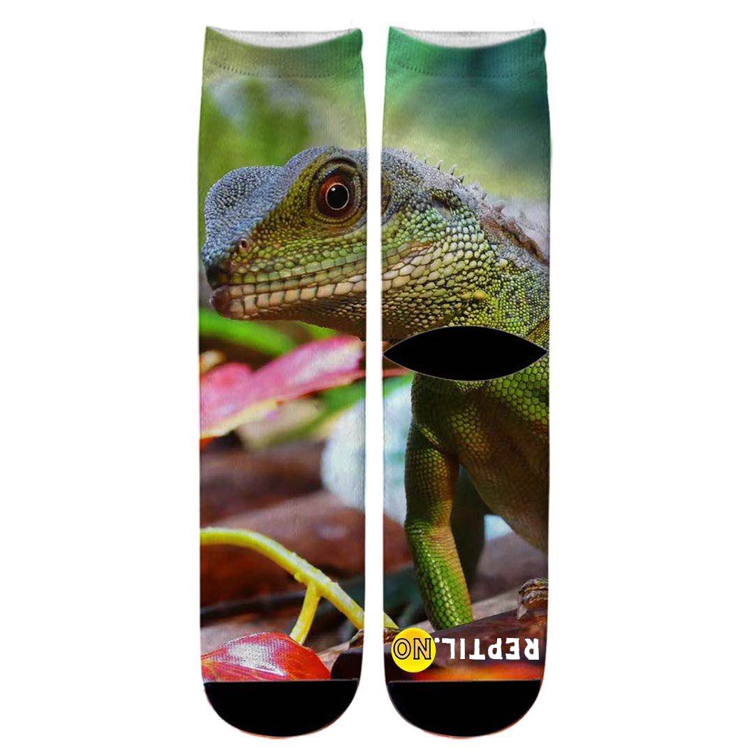 Reptil unisex 3D print sokker onesize