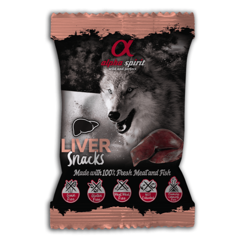 AlphaSpirit lever hundesnacks 50g