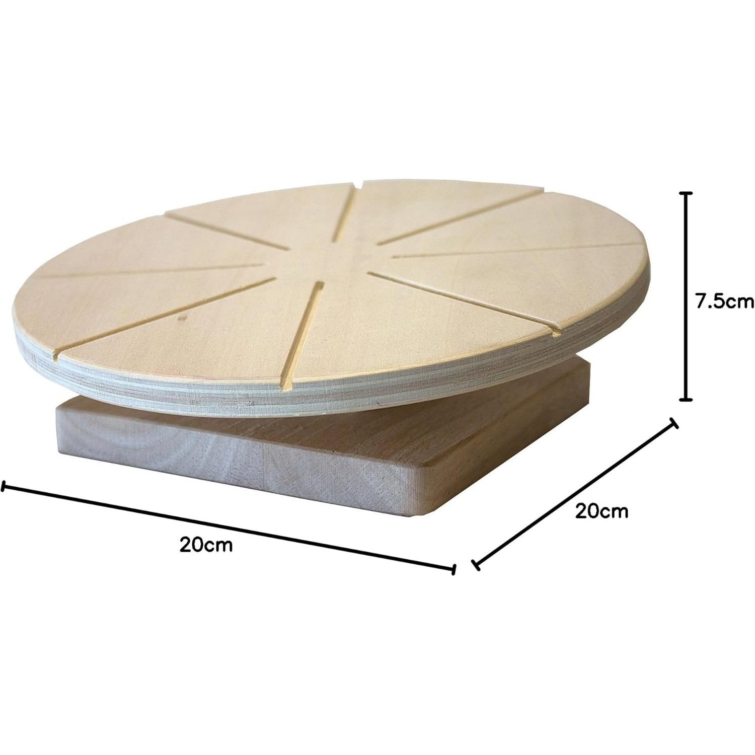 Living World Green Wooden Running Disc