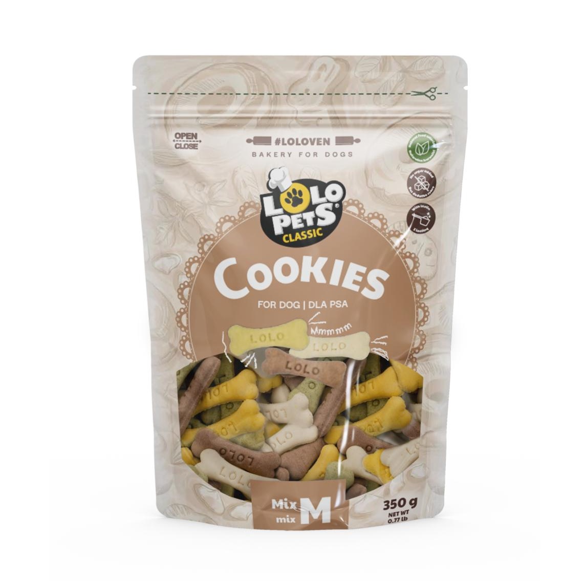 Lolo Pets Hundekjeksbein 350gr Lolo Pets Hundekjeksbein 350gr