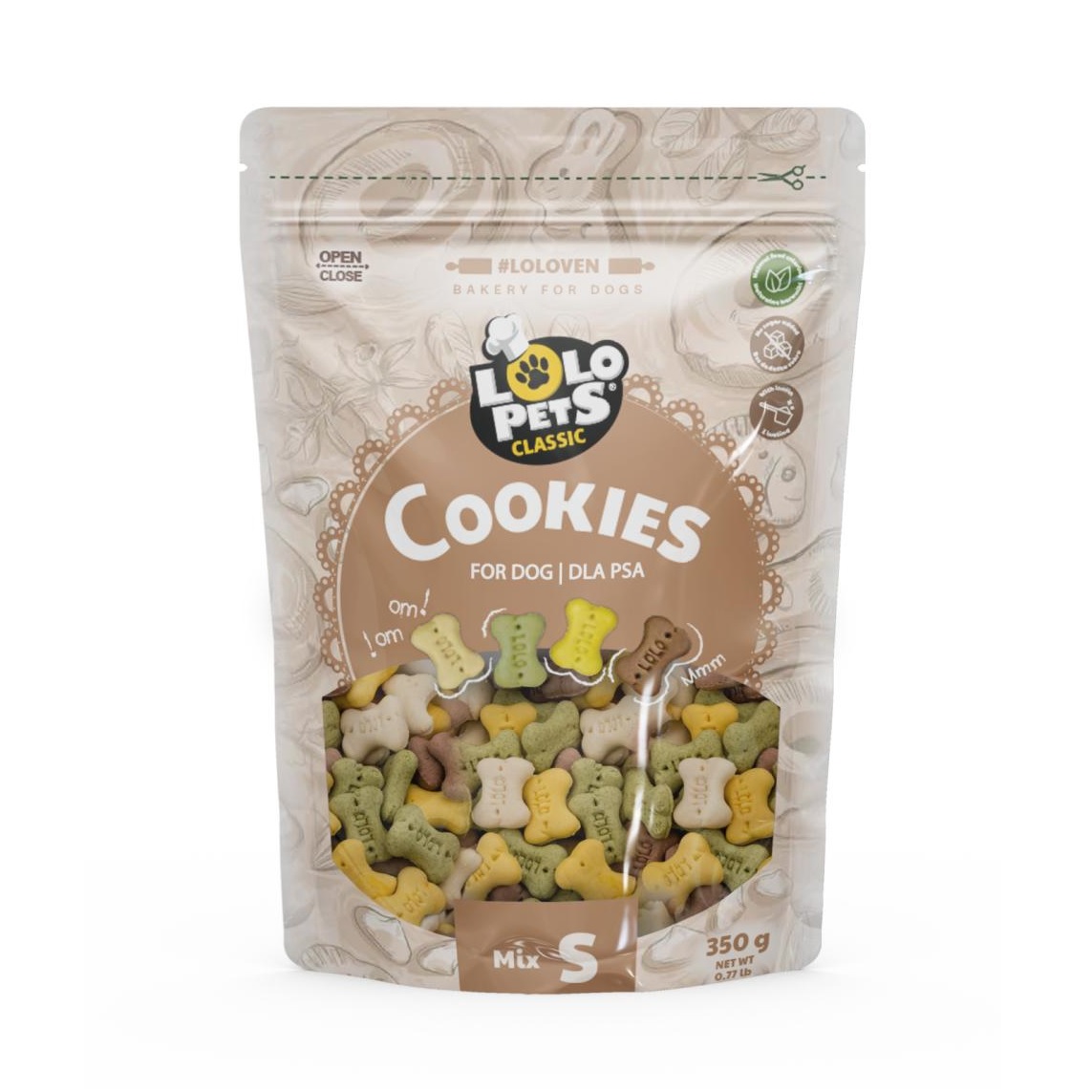 Lolo Pets Hundekjeksbein 350gr Lolo Pets Hundekjeksbein 350gr