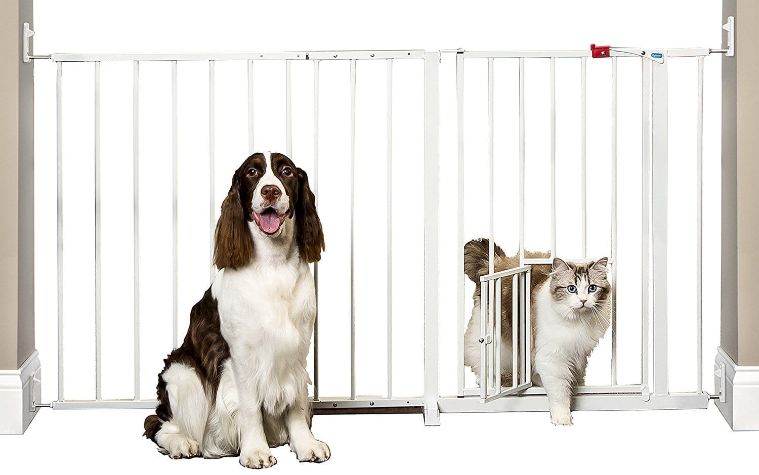 Carlson grind maxi walk-thru med kattedør, 76x94-152cm