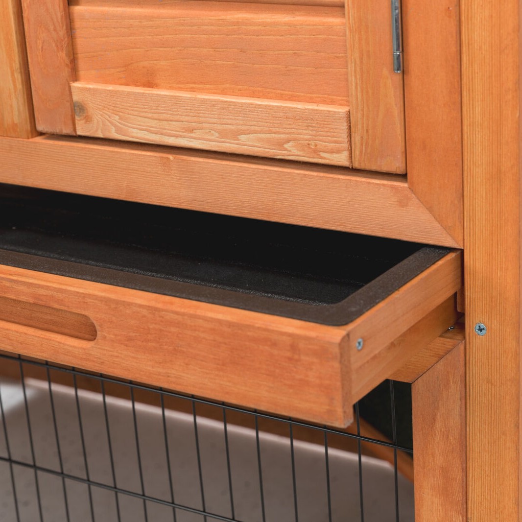 Natura utendørs kaninbur med luftegård