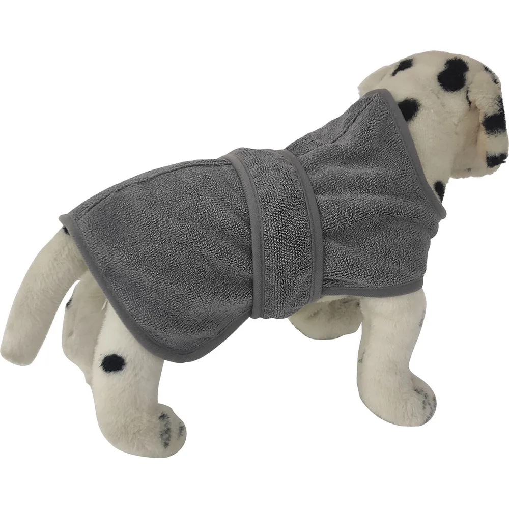 Ozami Badekåpe Frotté Grå 45 cm - hund