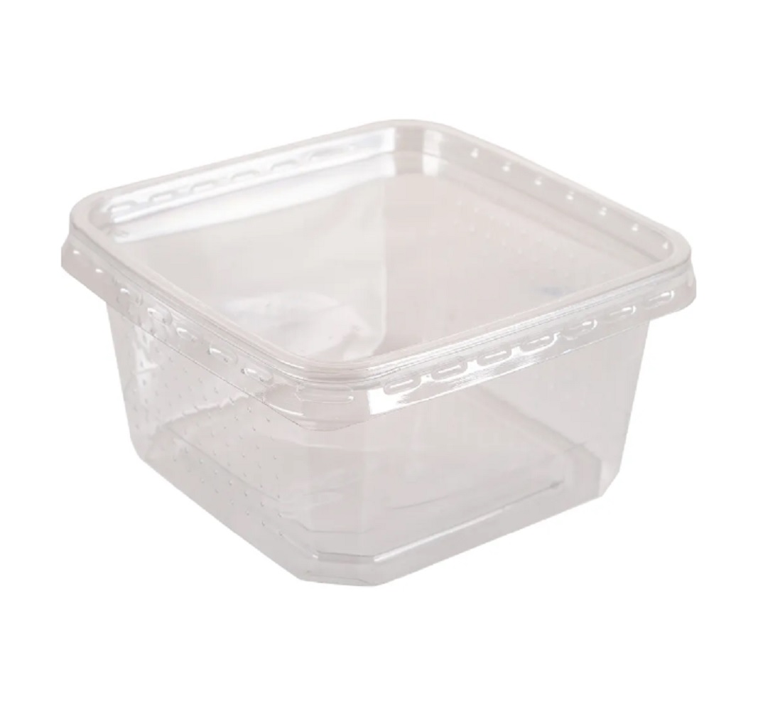 Plastbox Med Lufthull 12x11x6cm Plastbox Med Lufthull 12x11x6cm