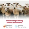 VetBed Wool Blend Ullblanding med 100 % Britisk Ull VetBed Wool Blend Ullblanding med 100 % Britisk Ull