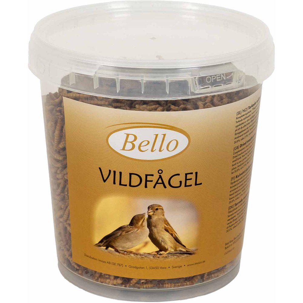 Bello tørket melorm