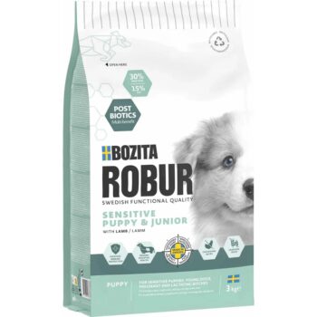 Robur Sensitive Puppy og Junior med Lam