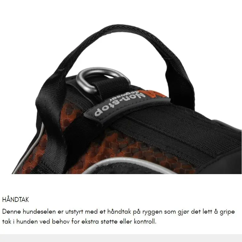 Non-Stop Dogwear Rock Harness - Polstret og Pustende Hundesele Non-Stop Dogwear Rock Harness - Polstret og Pustende Hundesele