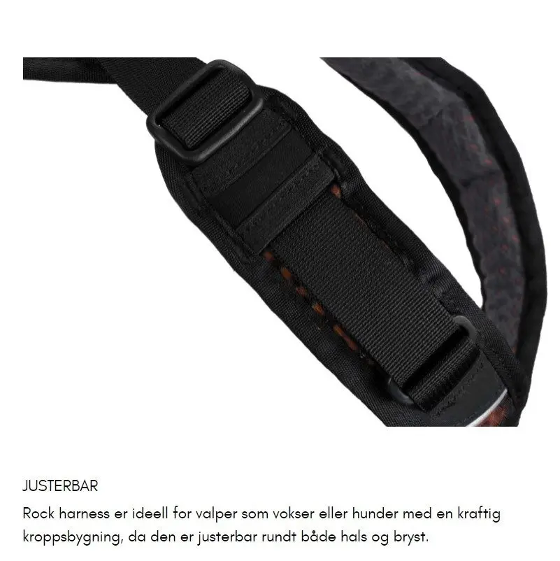Non-Stop Dogwear Rock Harness - Polstret og Pustende Hundesele Non-Stop Dogwear Rock Harness - Polstret og Pustende Hundesele