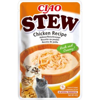 Inaba våtfòr katt - Stew Kylling 12 x 40 gr