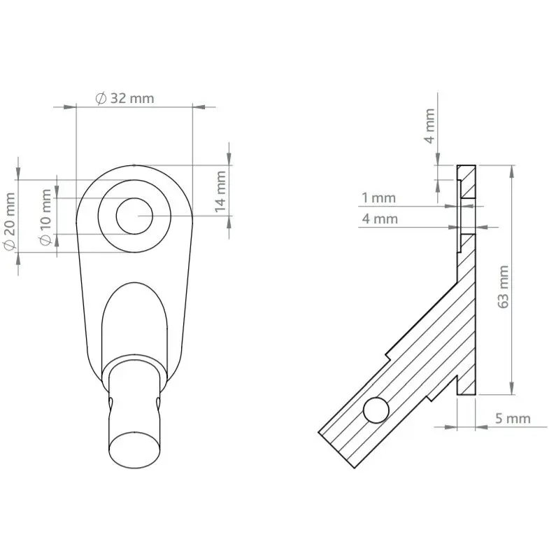 Trixie Trailer Hitch Sykkelfeste til Trixie Sykkelvogn for hund