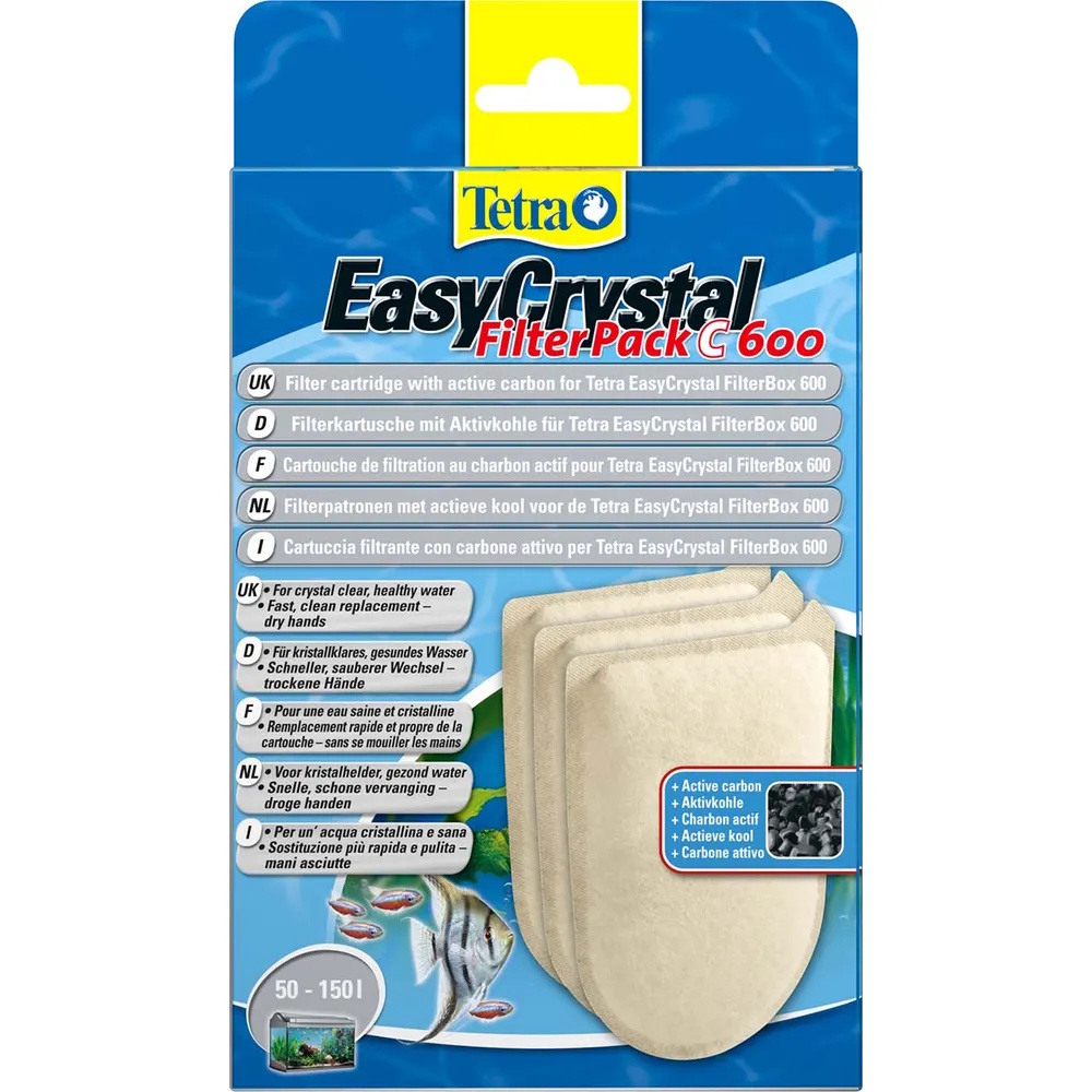 Tetratec Filterpatron Easycrystal 600 3st Med Kull