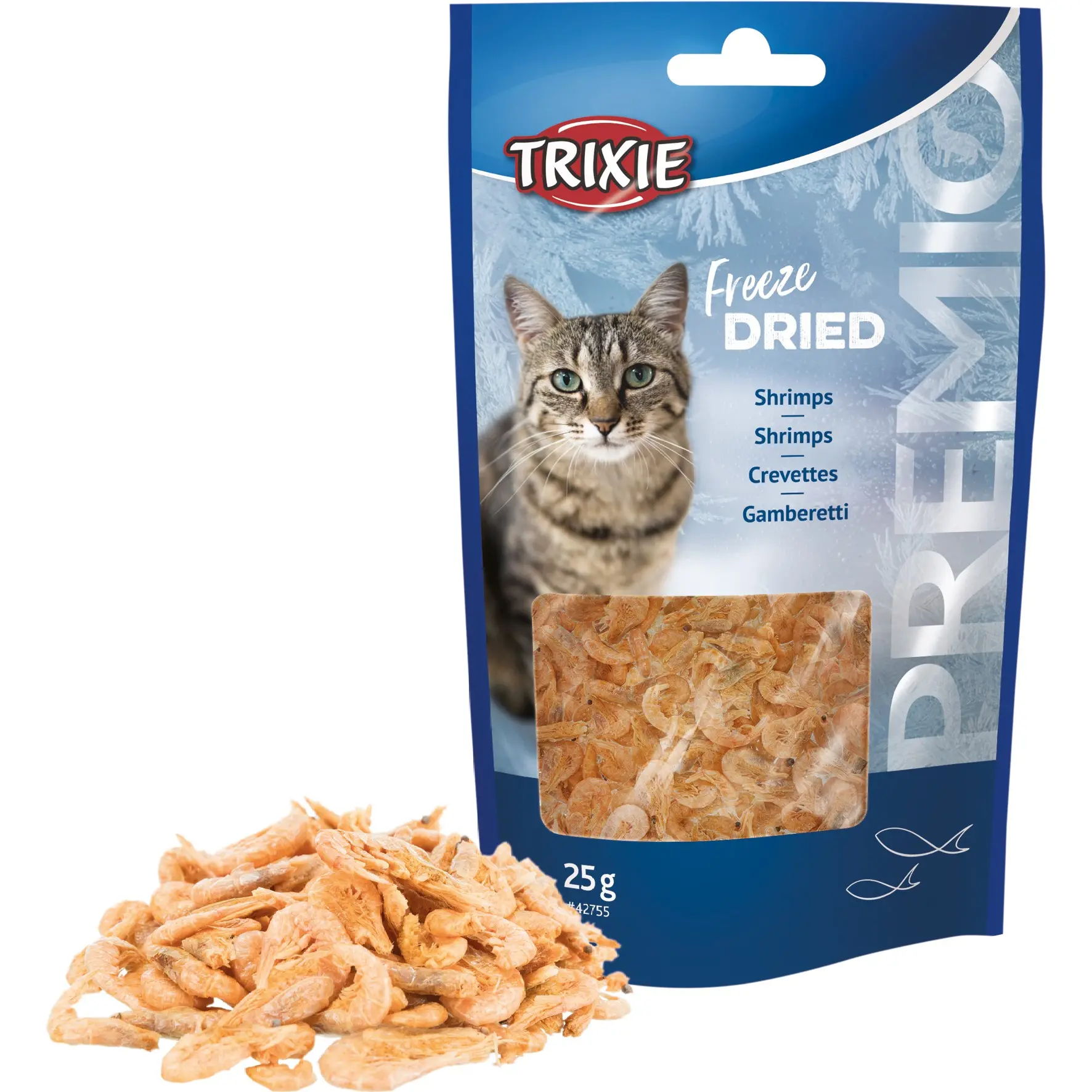 Trixie Frysetørket reker Trixie Frysetørket reker