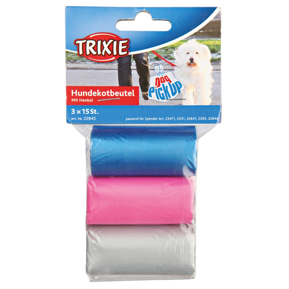Trixie Hundeposer med håndtak 3pk