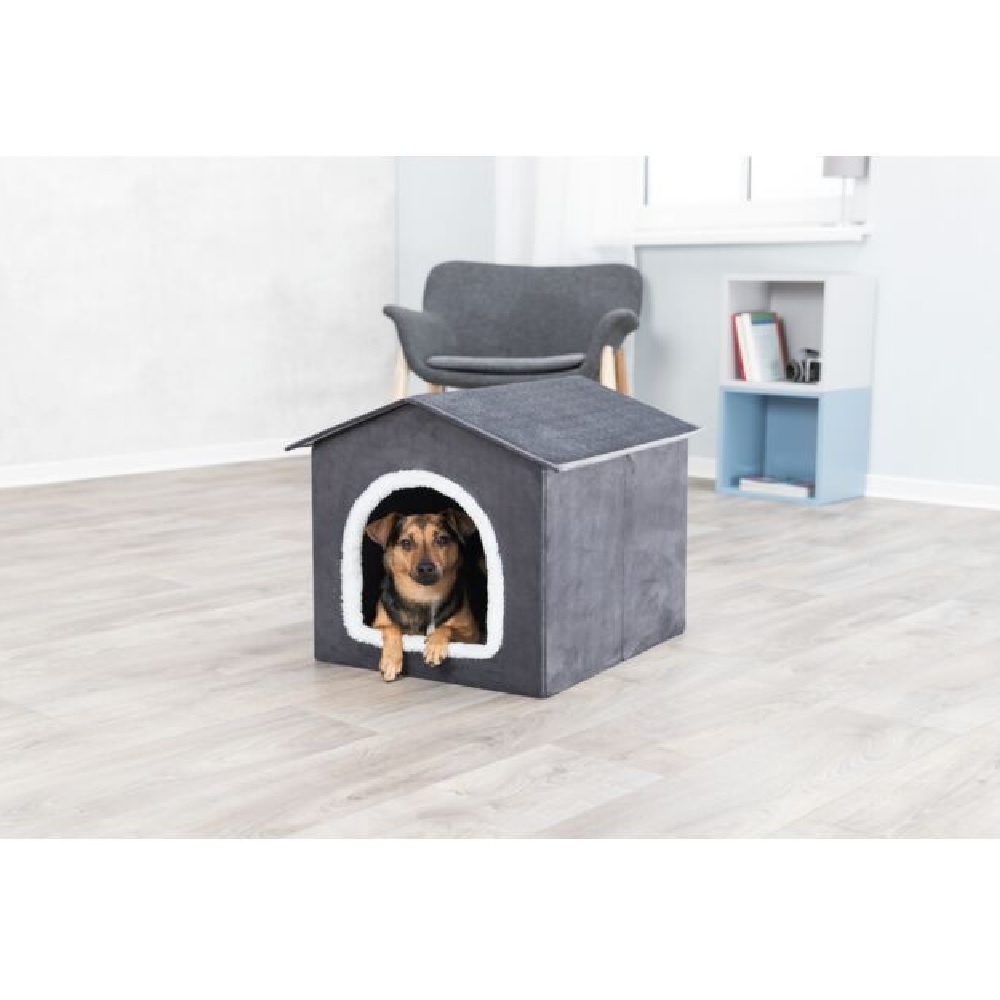 Trixie Liva Hule – SOFT Edition Sammenleggbar Kosehule i Plysj