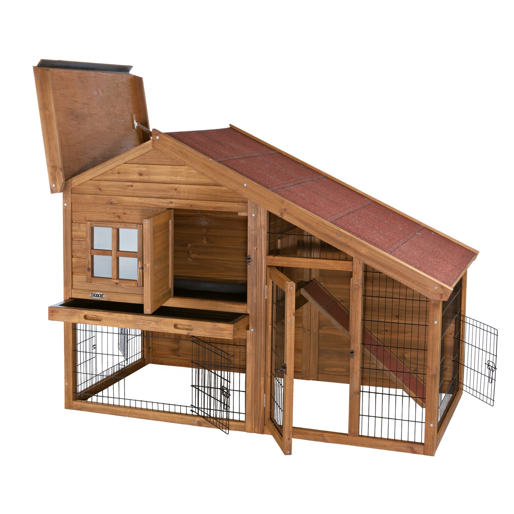 Trixie Natura utebur til kanin med luftegård