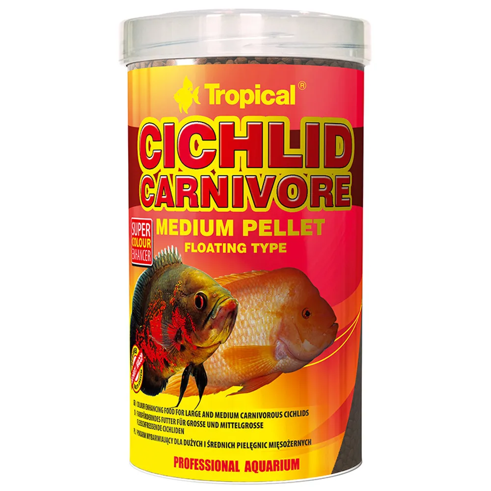 Tropical Cichlid Carnivore Medium Pellet