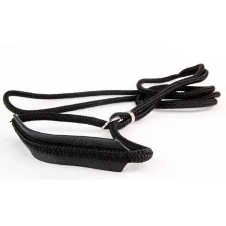 Utstillingskobbel med lærfront sort 4mm-120cm Utstillingskobbel med lærfront sort 4mm-120cm