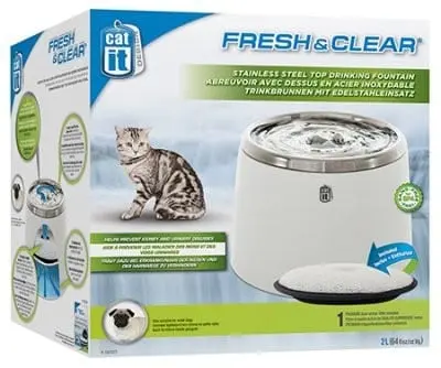 Drikkefontene Catit Fresh and Clear 2 liter Drikkefontene Catit Fresh and Clear 2 liter