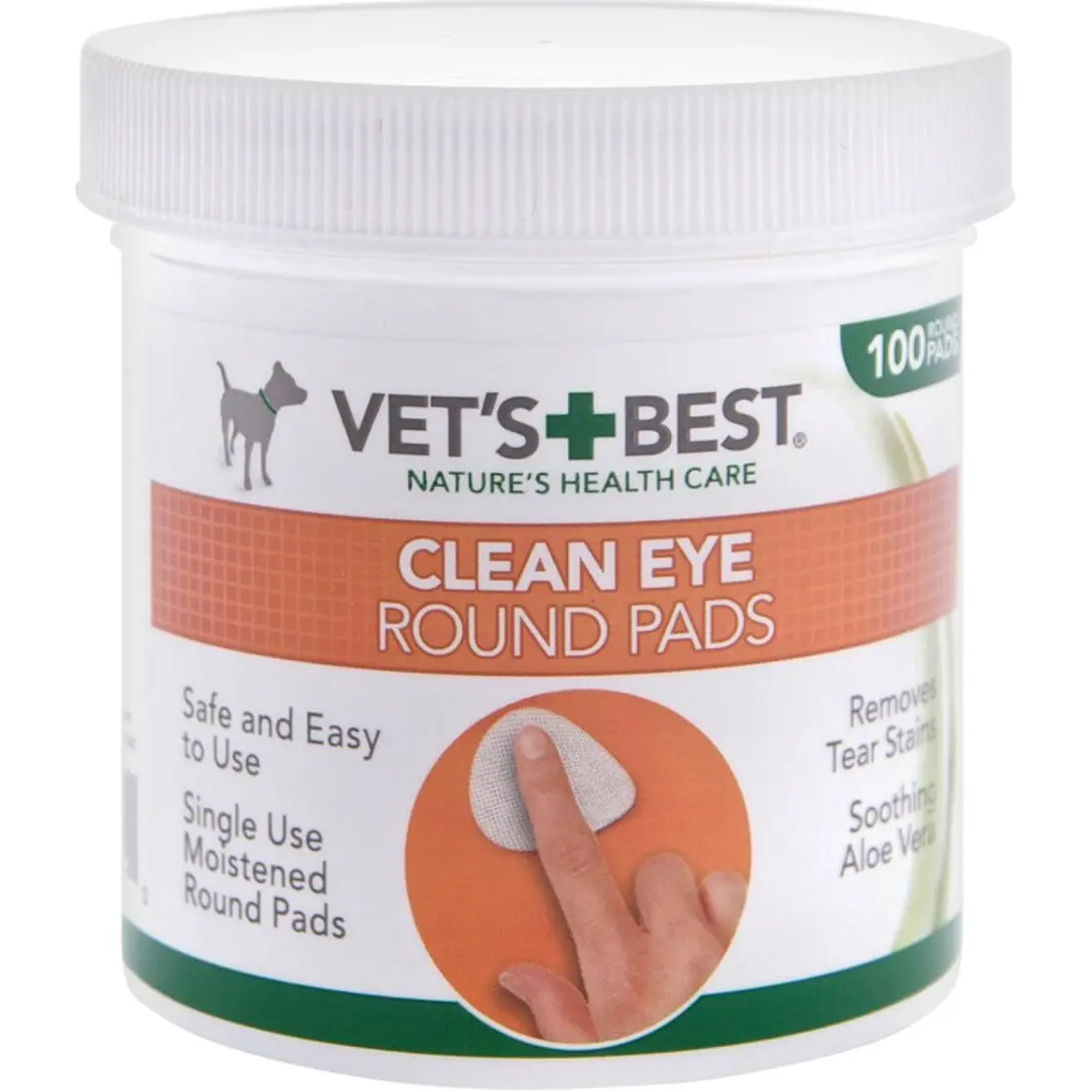 Vet Best Clean Eye Round Pads til øyne