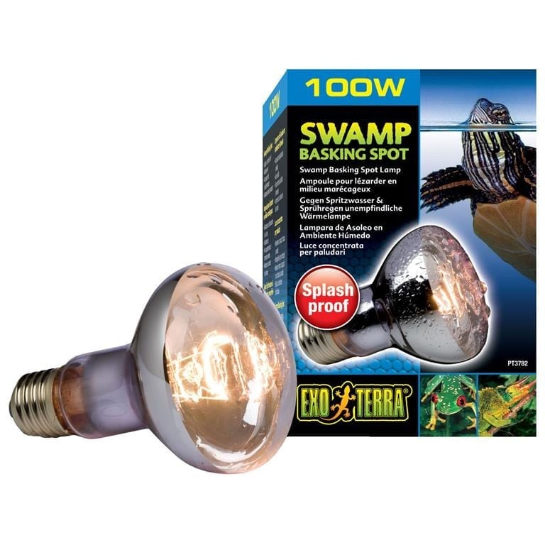 Swamp Glo Exoterra Splash Lamp; Mist Resistent Spot - 100 Watt
