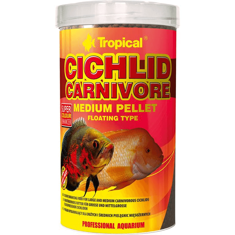 Tropical Cichlid Carnivore Medium Pellet - 500ml