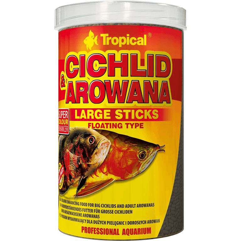 Tropical Cichild-arowana sticks large - 1liter
