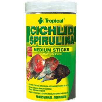 Tropical cichlid spirulina medium