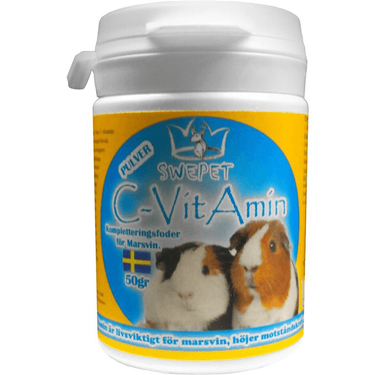 C-vitamin pulver smådyr og gnagere - 50 gram
