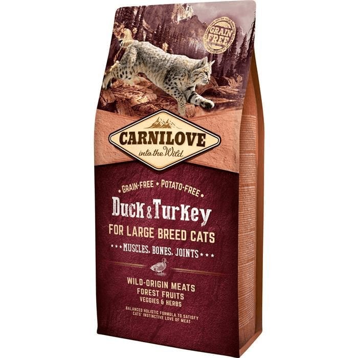 Carnilove Katt Duck& Turkey for Large Breed Muscles Bone - 400 gram
