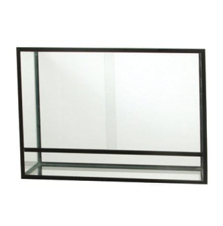 Terrarium svart eller aluminium- flere størrelser - Sort - 720 liter-150x60x80 cm