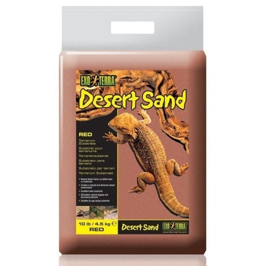 Desert sand 4.5kg ExoTerra - Rød