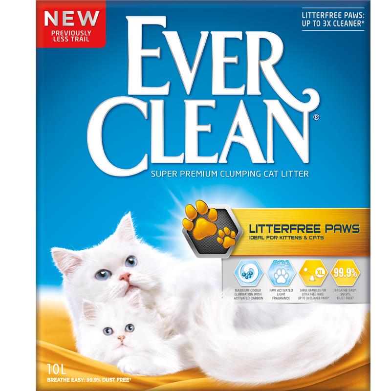 Ever Clean Litter Free Paws Kattesand 10 L