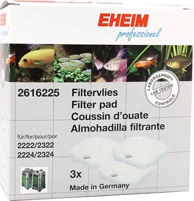 Eheim filtervatt for Pro. 2222 + 2224 - 3 x fin