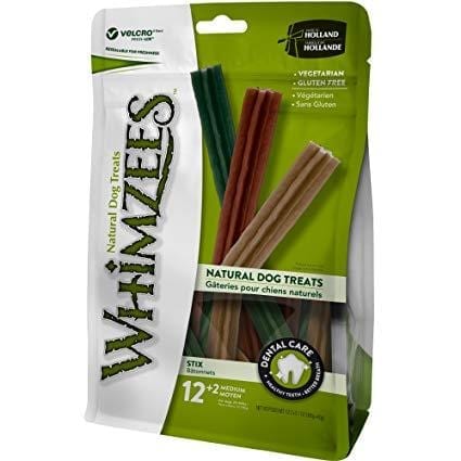 Whimzees Dentasticks Tygg i pose (3 størrelser) - Medium