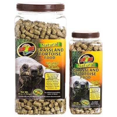 Zoo med natural grassland landskilpadde pellets - 1,7 kg