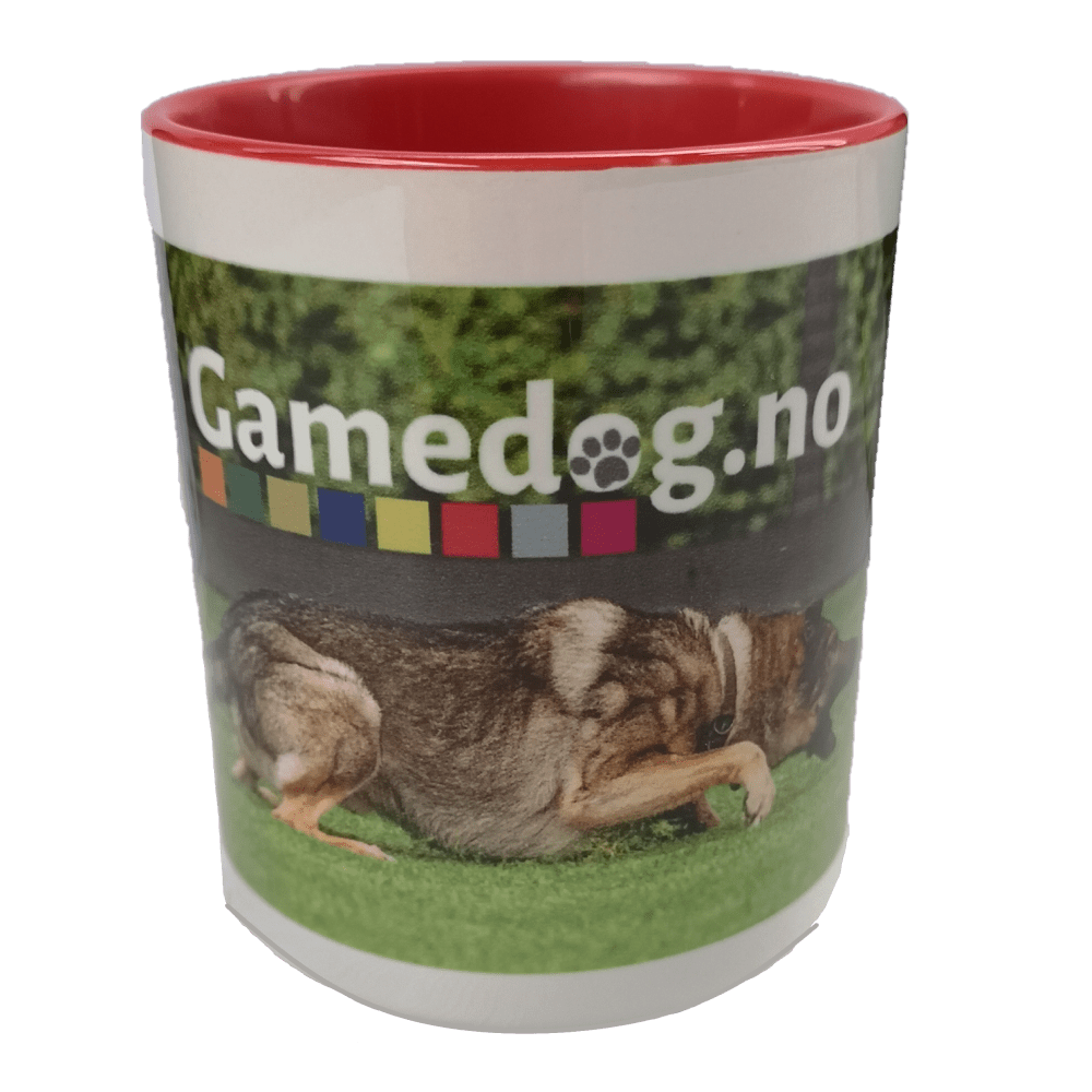 Gamedog kaffe/te krus - Rød
